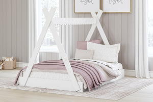 Hallityn Full Tent Bed in a Box White