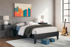 Socalle Full Platform Bed Black