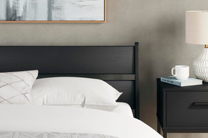 Socalle Queen Panel Headboard Black