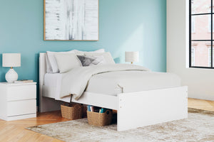 Onita Full Panel Platform Bed White