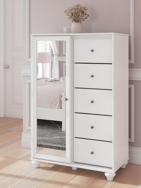 Kozlani Dressing 5-Drawer Chest White