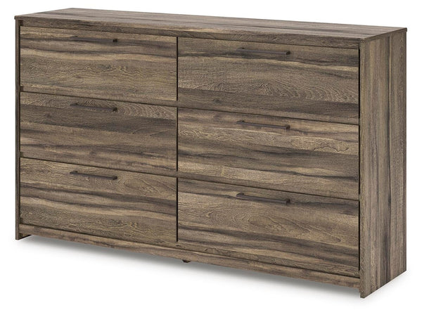 Elbrim 6-Drawer Dresser Brown