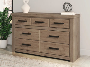 Oliandon 7-Drawer Dresser Light Brown