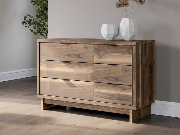 Chirason 6-Drawer Dresser Brown