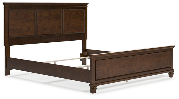 Danabrin California King Panel Bed Brown