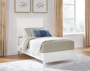 Binterglen Twin Panel Bed White