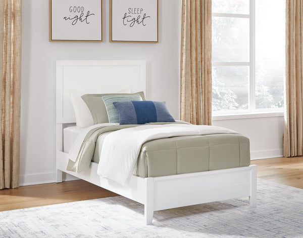 Binterglen Twin Panel Bed White