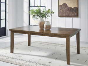 Urbinforte Dining Butterfly Extension Table Light Brown