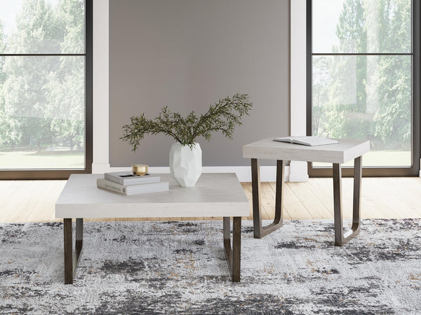 Westenfort 2-Piece Occasional Table Set Espresso/Gray