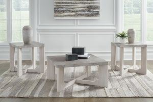 Garnilly 3-Piece Occasional Table Set Whitewash