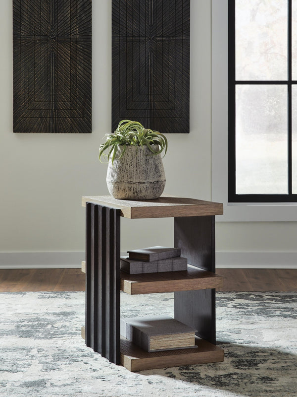 Rylandyn End Table Black/Light Brown