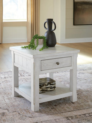 Robbinsdale 1-Drawer End Table Antique White
