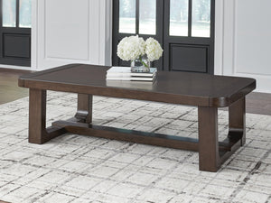 Breckington Rectangle Coffee Table Dark Brown