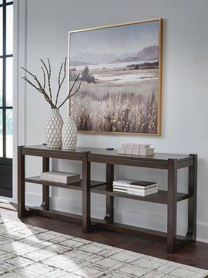 Breckington Sofa Table Dark Brown