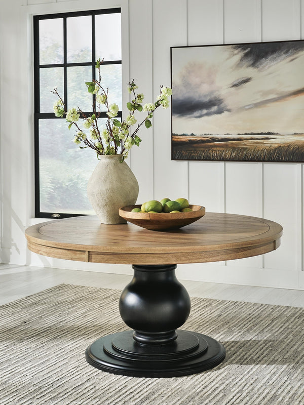 Ridgester Dining Table Light Brown