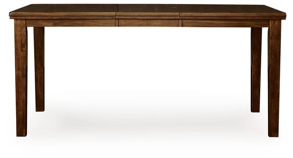 Ralene Counter-Height Butterfly Dining Extension Table Medium Brown