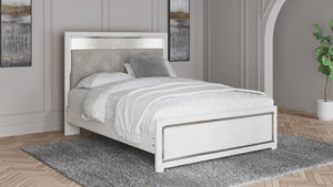 Altyra Queen Panel Bed White