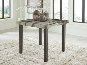 Jeshina Counter-Height Dining Table Dark Brown/Beige