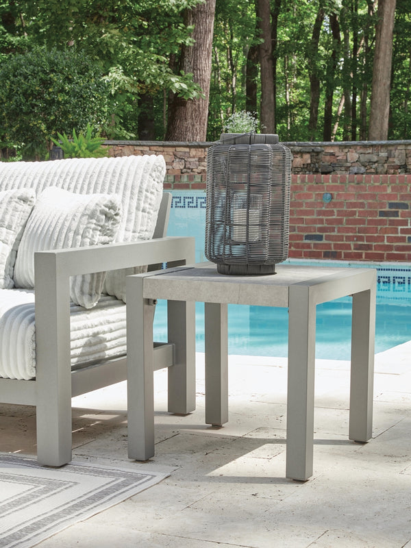 Hurley Park Outdoor End Table Gray