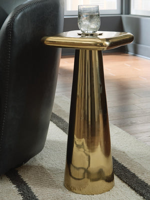 Dallenburg Accent Table Gold Finish