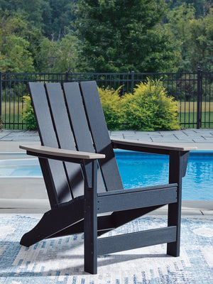 East Beach Adirondack Chair Navy Blue/Driftwood
