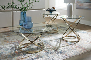 Crimonti 3-Piece Occasional Table Set Champagne