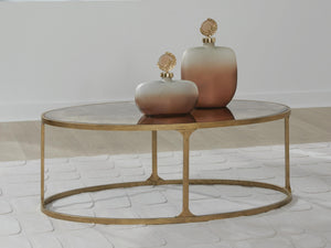 Korajane Coffee Table Antique Gold