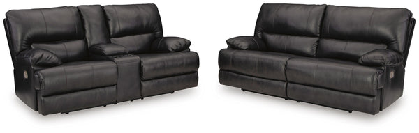Mountainous Power Reclining Sofa & Loveseat Eclipse