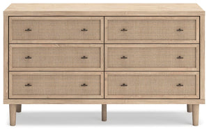 Cielden Queen Panel Bed, Dresser & Nightstand Two-tone