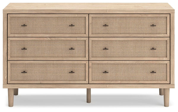 Cielden Queen Panel Bed, Dresser & Nightstand Two-tone