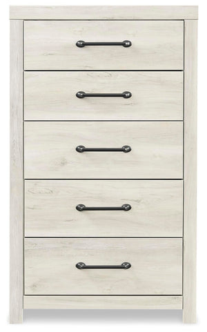 Cambeck Full Panel Storage Bed, 2 Chests & 1 Nightstand