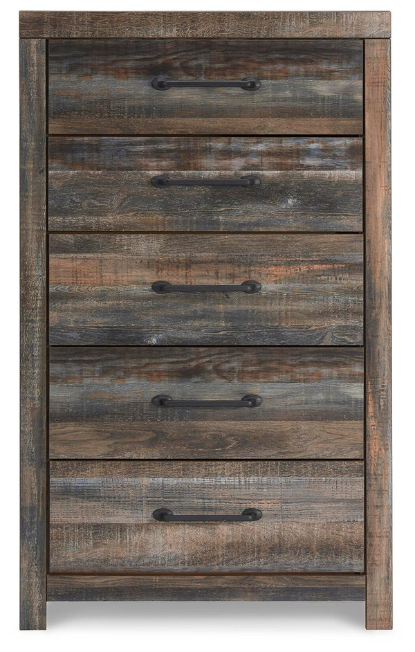 Drystan King Bookcase Storage Bed & Chest Multi