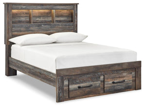 Drystan Full Bookcase Storage Bed & Nightstand