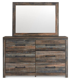 Drystan Queen Panel Storage Bed, Dresser, Mirror, Chest & 2 Nightstands
