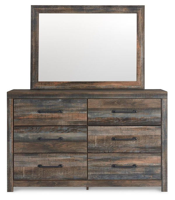 Drystan Queen Panel Bed, Dresser & Mirror