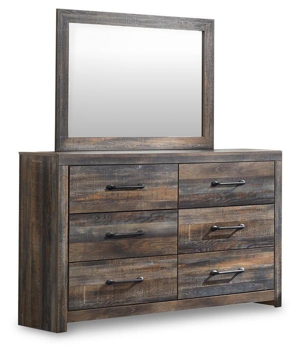 Drystan King Storage Bed, Dresser & Mirror Multi