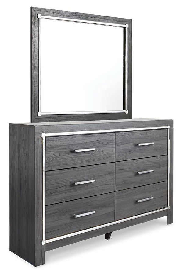 Lodanna Full Storage Bed, Dresser, Mirror, Chest & Nightstand