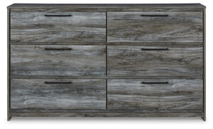 Baystorm Twin Panel Bed & Dresser Gray
