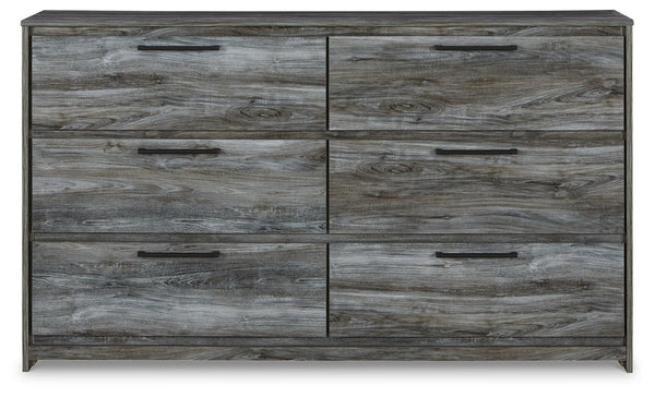 Baystorm Twin Panel Bed, Dresser & Nightstand Gray