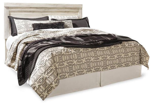 Bellaby King Panel Storage Bed, Dresser, Mirror & Nightstand Whitewash