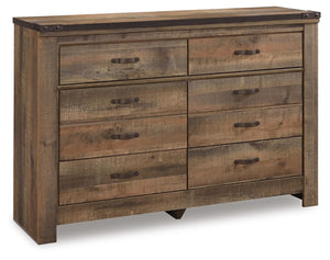 Trinell Twin Bookcase Storage Bed, Dresser & Nightstand