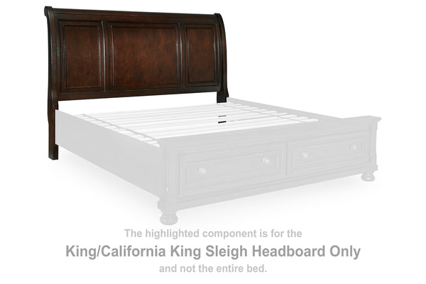 Porter King/California King Sleigh Headboard Rustic Brown