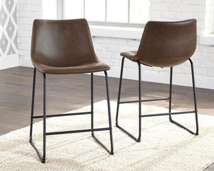 Centiar Counter-Height Barstool Brown