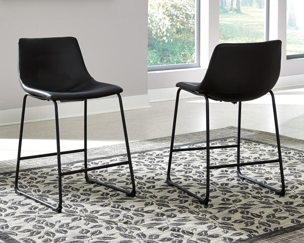 Centiar Counter-Height Barstool Black