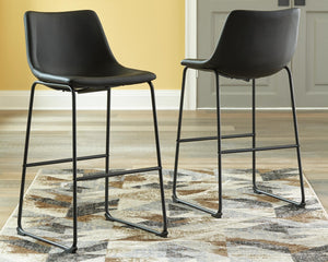 Centiar Pub Height Barstool Black