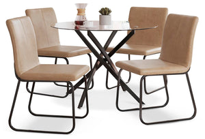 Pharwynn Dining Table & 4 Chairs Multi