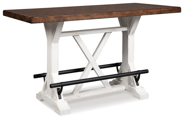 Valebeck Counter-Height Dining Table & 8 Barstools Multi
