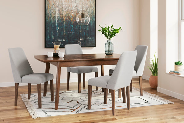 Lyncott Extension Dining Table & 4 Chairs