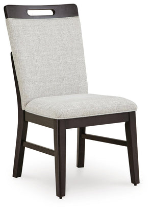 Neymorton Dining Table & 8 Chairs Dark Grayish Brown