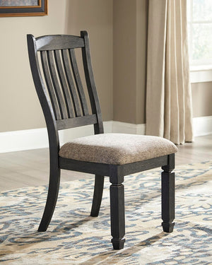 Tyler Creek Dining Side Chair Black/Grayish Brown